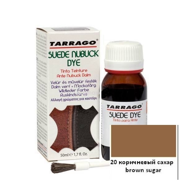 TARRAGO Краситель 50мл для замши Suede Dye коричневый сахар
