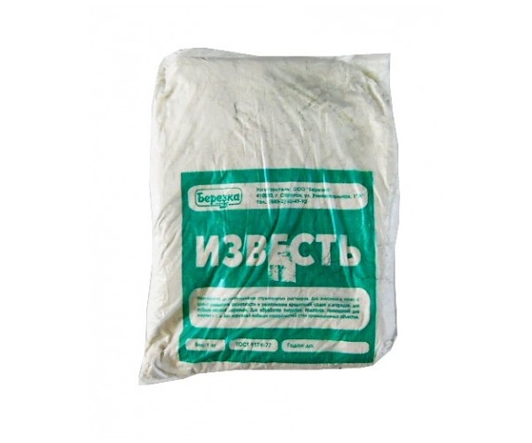 Известь 1кг Березка