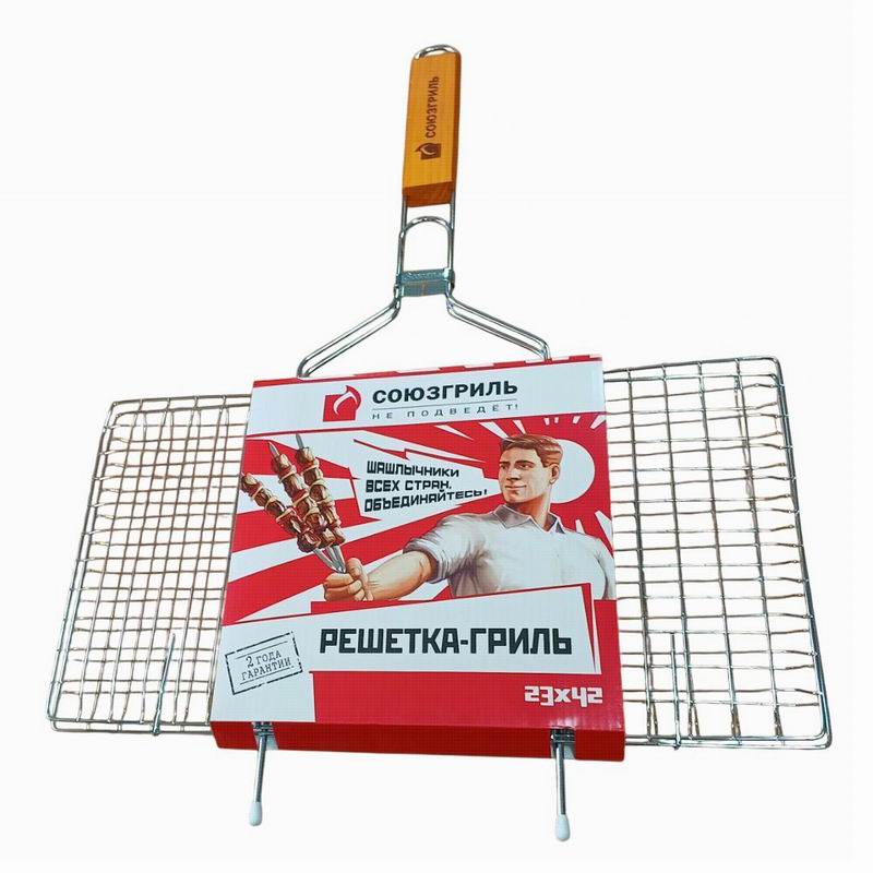 Союзгриль Решетка-гриль 23*42см Плоская (12)