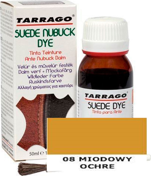 TARRAGO Краситель 50мл для замши Suede Dye охра