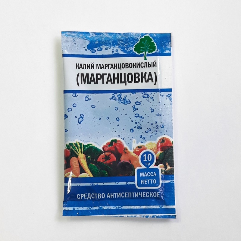 Марганцовка 10гр калий марганцовокислый(250)