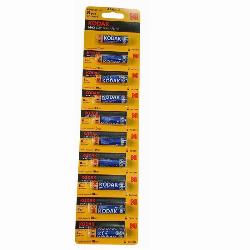 LR-03 Kodak бл-10 Max Alkaline (100)