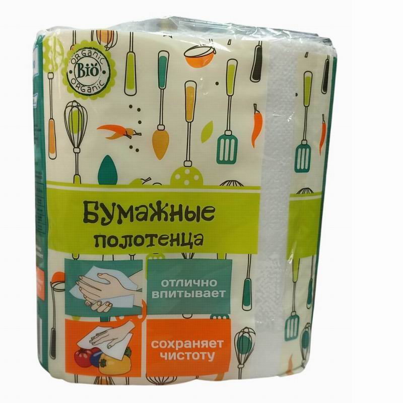 Полотенца бумажные рулон 2-шт 2-сл ЛОТТИ (12)