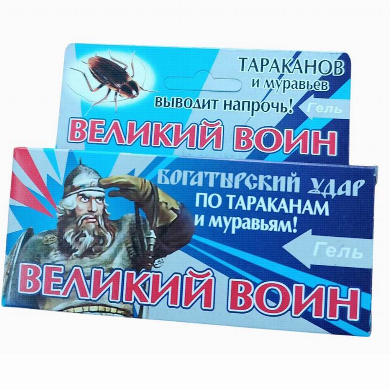 Гель 45гр от тараканов,муравьев Великий воин (60)