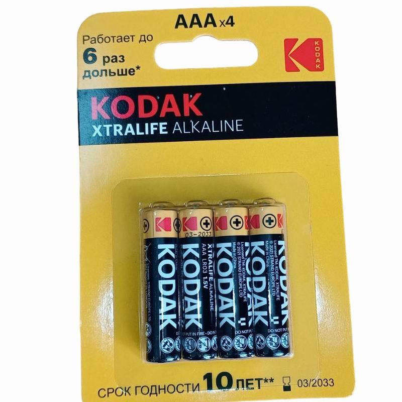 LR-03 Kodak бл-4 Xtralife Alkaline (40)