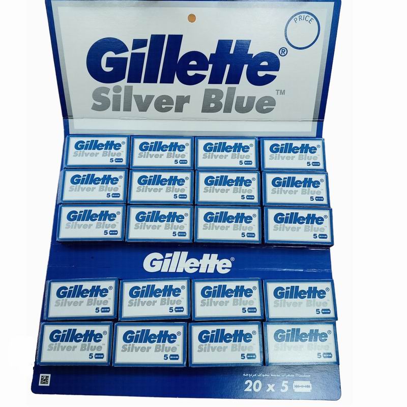 Лезвие Gillette для станка Silver Blue (5лез/ 20уп)