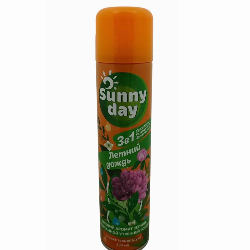 Освежитель воздуха ЛЕТНИЙ ДОЖДЬ 300мл (200гр) Sunny Day (12)