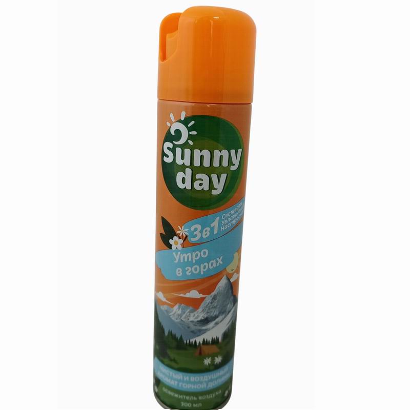Освежитель воздуха УТРО В ГОРАХ 300мл (200гр) Sunny Day (12)
