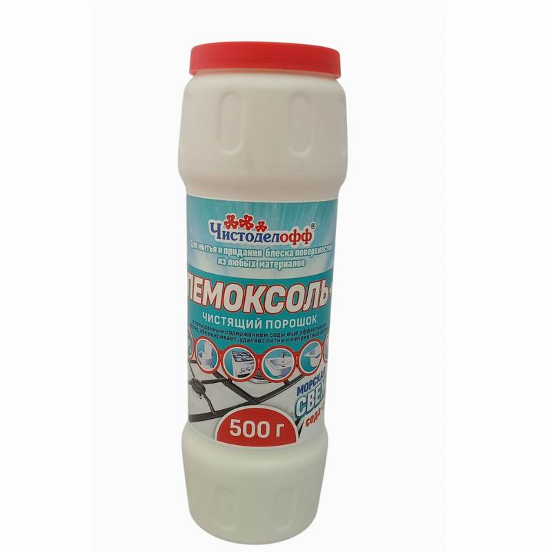 Чистоделофф Порошок 500гр чистящий ПЕМОКСОЛЬ Морская свежесть (20)