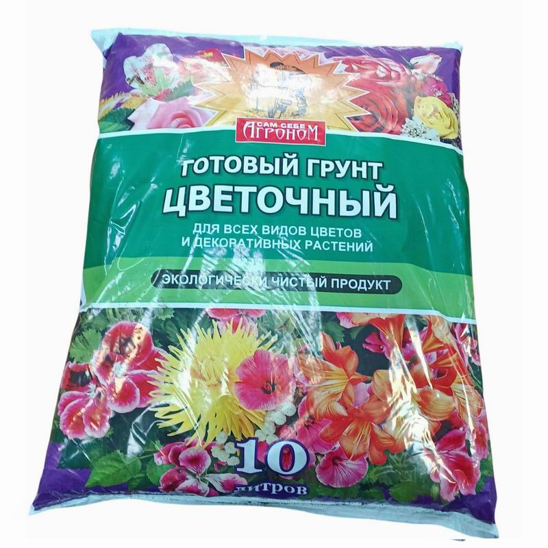 Грунт 10л Цветочный Агроном