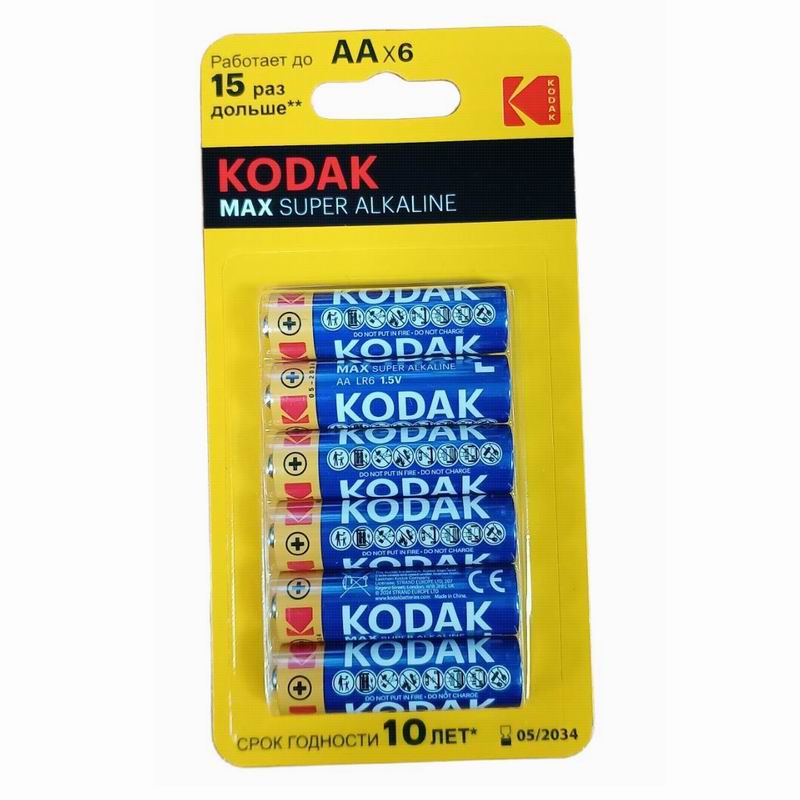 LR-06 Kodak бл-6 Max Alkaline (72)
