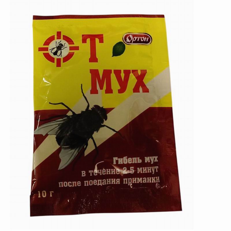 Приманка ОТ МУХ 10гр Ортон (100)