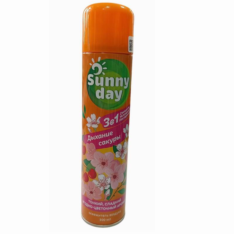 Освежитель воздуха ДЫХАНИЕ САКУРЫ 300мл (200гр) Sunny Day (12)