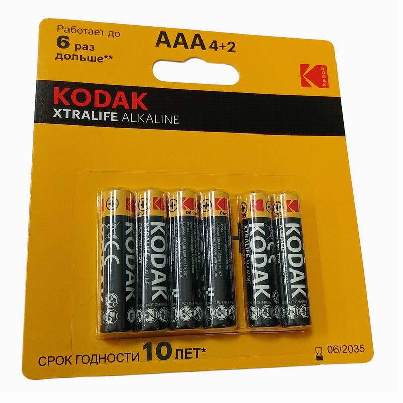 LR-03 Kodak бл-4+2 Xtralife Alkaline (72)